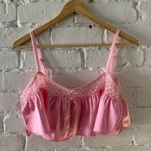 For Love & Lemons Posie Pink Cami